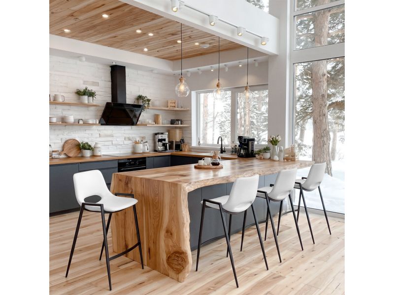 Desi Counter Stool White 2