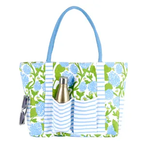 Hydrangea Bloom Beach Bag 3