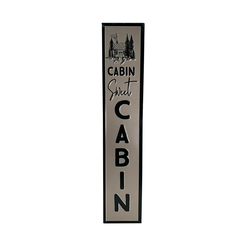 30" CABIN SWEET CABIN EMBOSSED SIGN