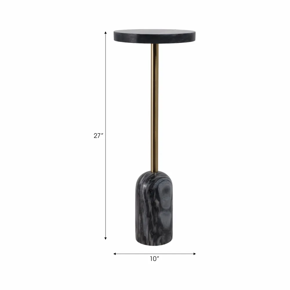 HAZENCLIFF GRAY TABLE 27 (IN)
