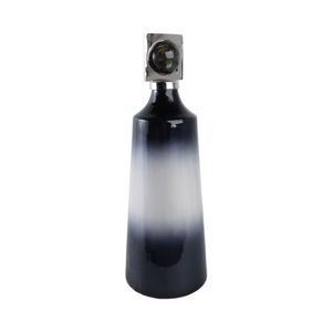 HADLEYHAM BLUE GLASS VASE 21 (IN) 3