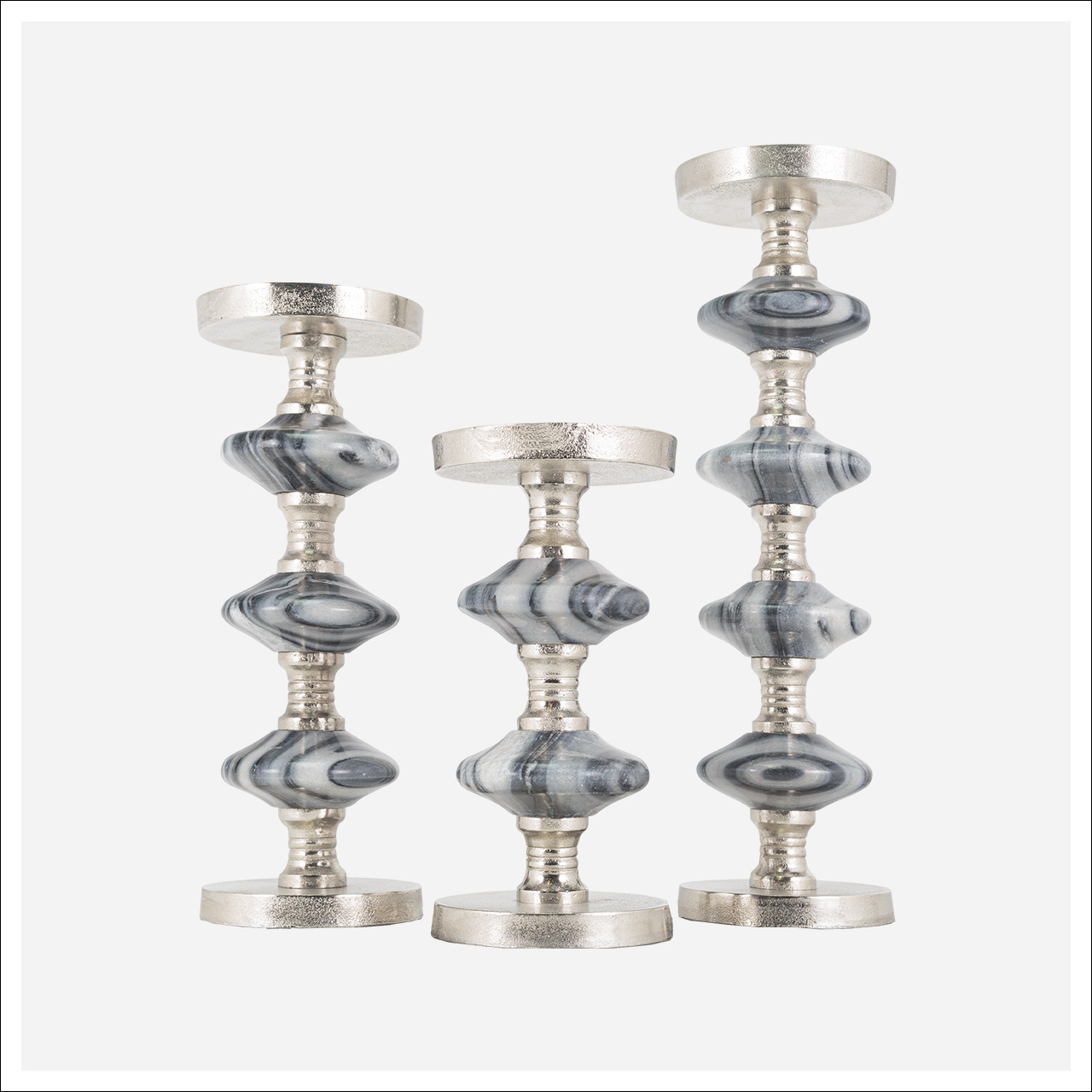 Rhone Candleholders -Set 3