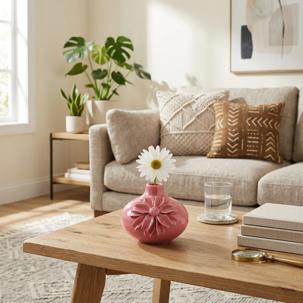 FLYNNRUN PINK VASE 5 (IN)
