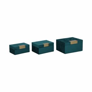 KIRBYWORTH SET OF 3 BLUE BOXES 5 (IN) 3
