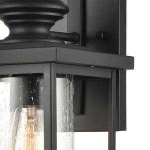 Minersville 17'' High 1-Light Outdoor Sconce - Matte Black 4
