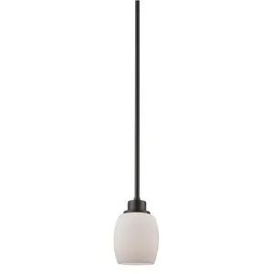 Casual Mission 5" Wide 1-Light Mini Pendant - Oil Rubbed Bronze 1