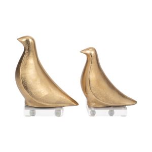 DEWEYMILL SET OF 2 GOLD DECOR 8 (IN) 1