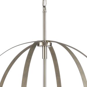 Rotunde 26'' Wide 6-Light Chandelier - Beechwood 3