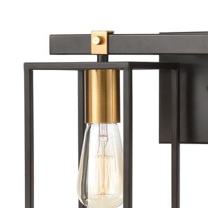 Cloe 16'' Wide 2-Light Vanity Light - Matte Black 3