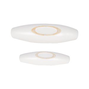 KIRBYVALE SET OF 2 WHITE BOWLS 3 (IN) 5