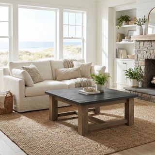 WoodShop Square Coffee Table - 34-inch - Standard