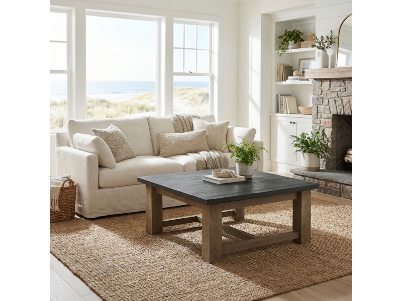 WoodShop Square Coffee Table - 34-inch - Standard 1