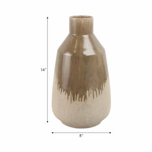 SAGEWELL BROWN VASE 14 (IN) 9