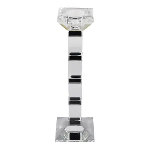 DALEYBROOK CLEAR CANDLE HOLDER 12 (IN) 6