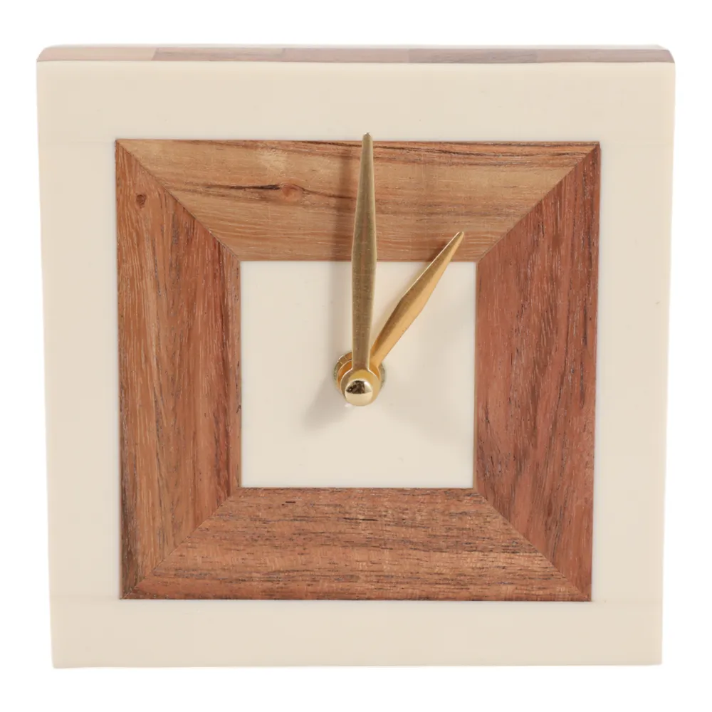 HALSEYFIELD IVORY CLOCK 6 (IN)