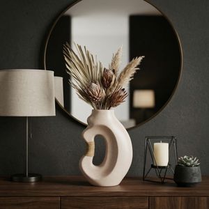 FINTONMOOR TAN VASE 13 (IN) 13
