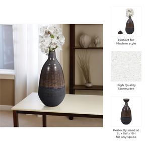 CARLINFIELD BROWN VASE 18 (IN) 10