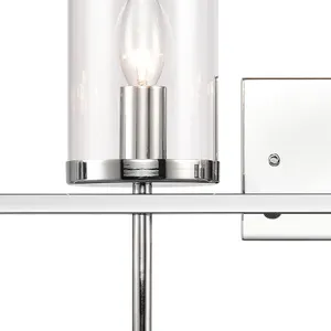 Oakland 32.5'' Wide 4-Light Vanity Light - Chrome 4