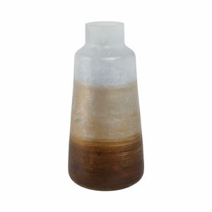 ORIONPARK WHITE GLASS VASE 17 (IN) 1