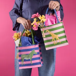 Zebra Stripe Reusable Itsy Bitsy Gift Bag 4