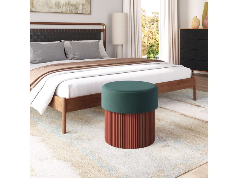 Boto Storage Ottoman Green 2