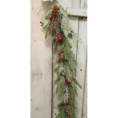 Frosty Christmas Garland