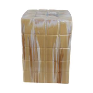 REXMOOR YELLOW GARDEN STOOL 19 (IN) 4