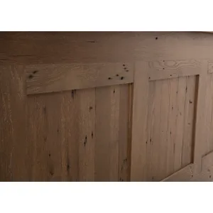 Heritage Oak Haven Cal King Bed with Low Profile Footboard 7