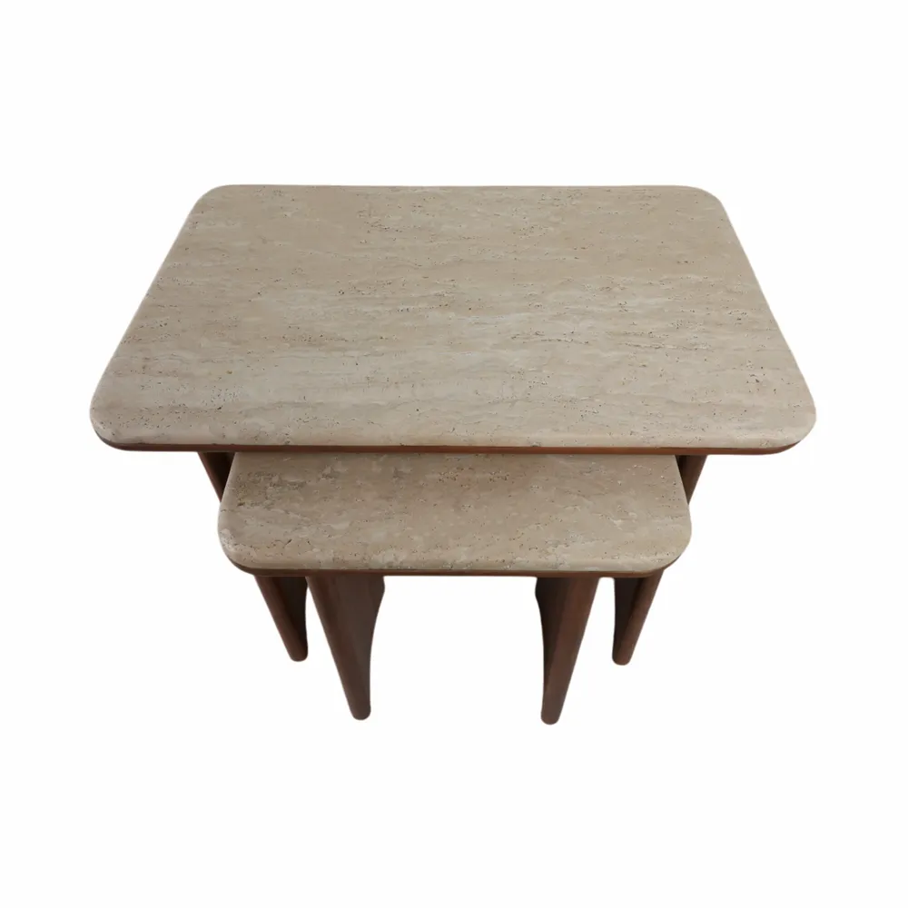 ARMONHAVEN SET OF 2 BROWN TABLE 21 (IN)