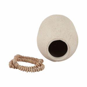 GLASTON IVORY VASE 16 (IN) 7