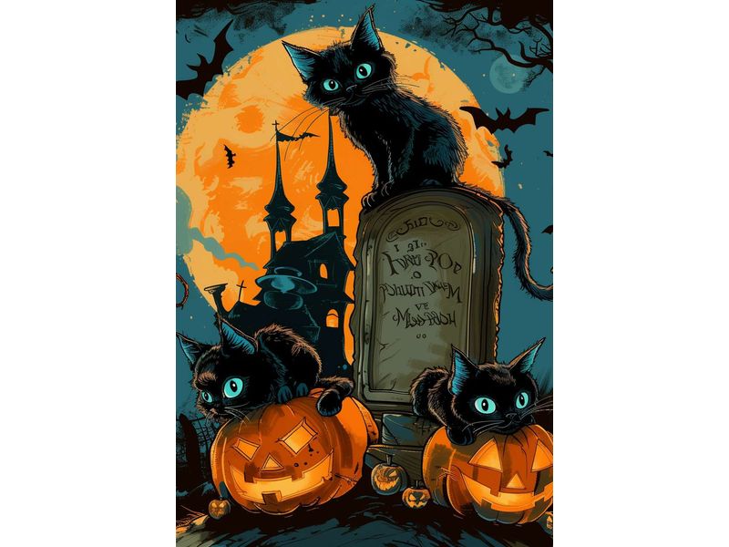 12X18IN HALLOWEEN 1