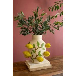 Ceramic Lemon Vase 2