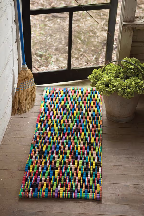 Large Recycled Flip-Flop Doormat