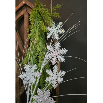 Silver Snowflake Pick