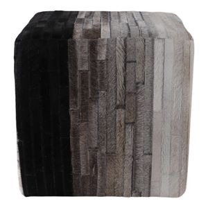 SPARROWSTONE BLACK OTTOMAN 18 (IN) 3