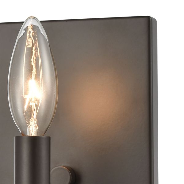 Transitions 8'' High 1-Light Sconce - Oil Rubbed Bronze
