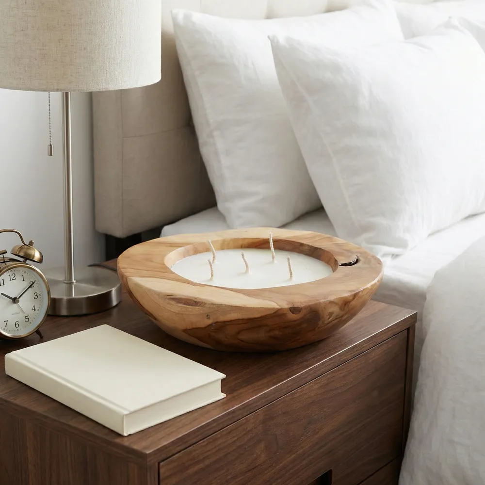 DUFFYHAM VANILLA TEAKWOOD CANDLE 3 (IN)