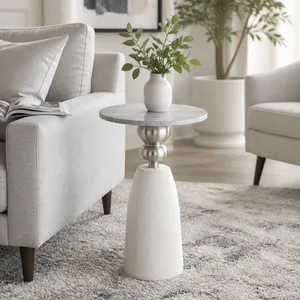 CAXTONWIND WHITE TABLE 23 (IN) 9