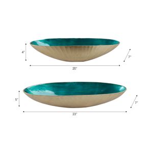 DEMPSEYFORD SET OF 2 GOLD BOWLS 5 (IN) 10