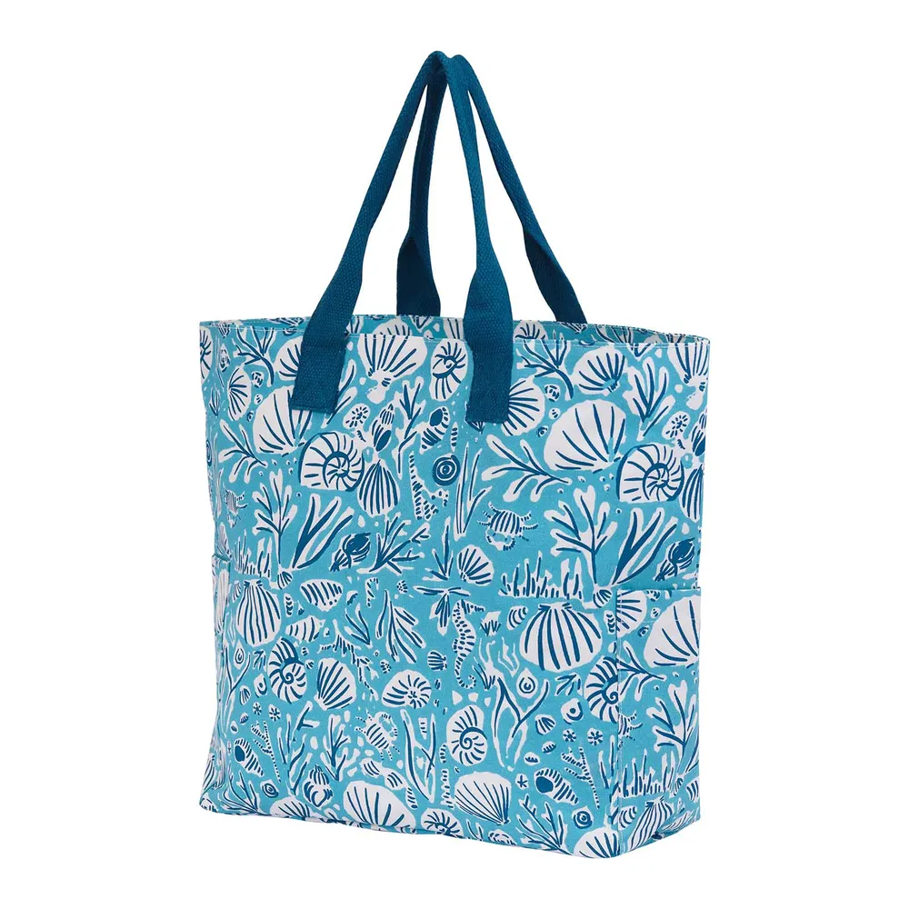 Sea Life Canvas Carryall Tote Bag