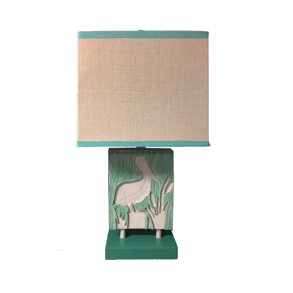 23-3/4" ELECTRIC PELICAN TABLE LAMP