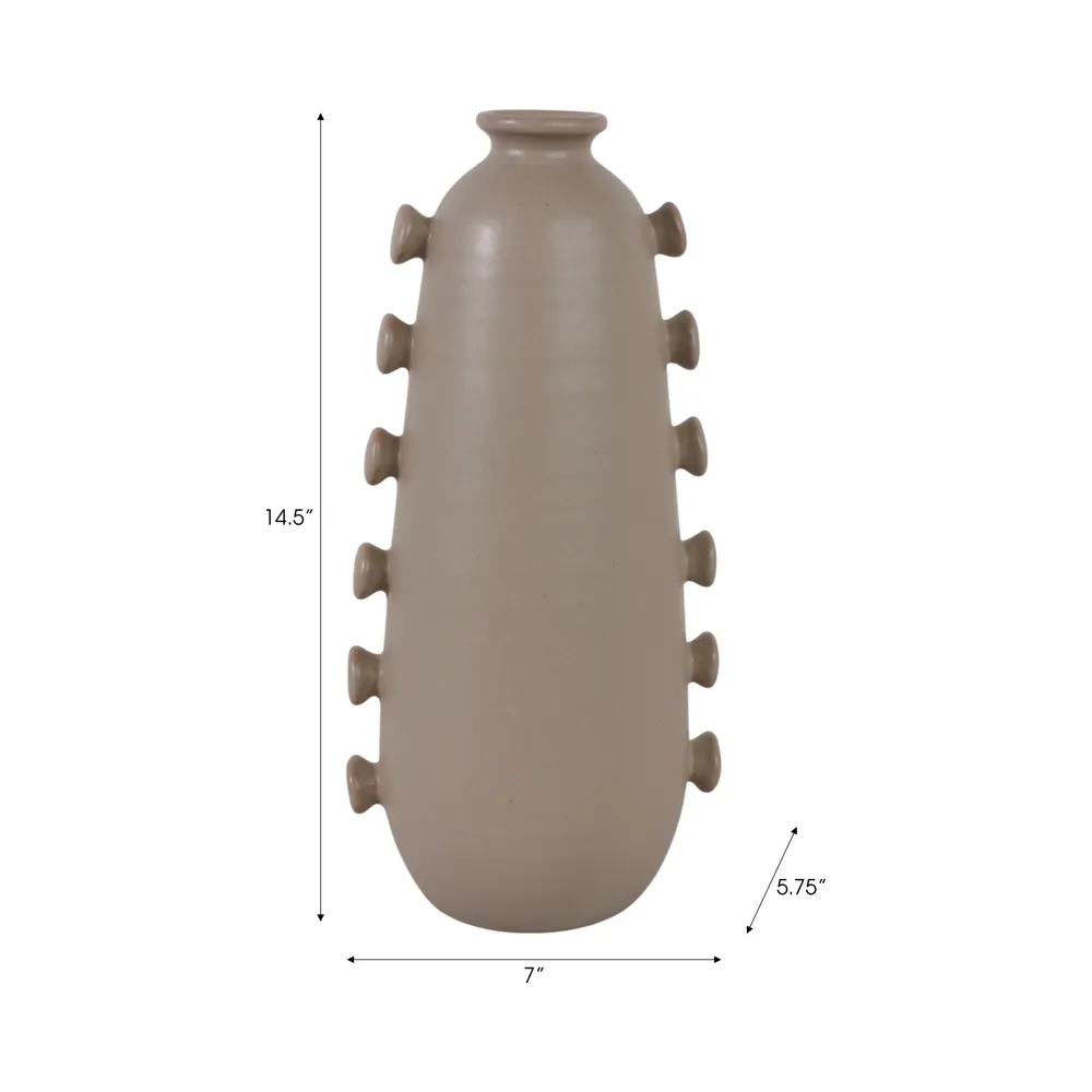 BURGESSBROOK TAN VASE 15 (IN)