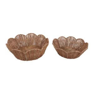YATESGATE SET OF 2 BROWN BOWLS 5 (IN) 3