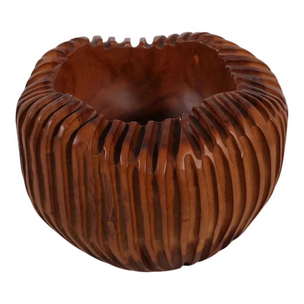 BYRONMOOR BROWN VASE 8 (IN)