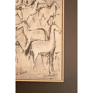 Framed 1000 Horses Print 3
