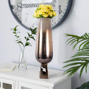 FULTONHAM GOLD GLASS VASE 26 (IN) 2