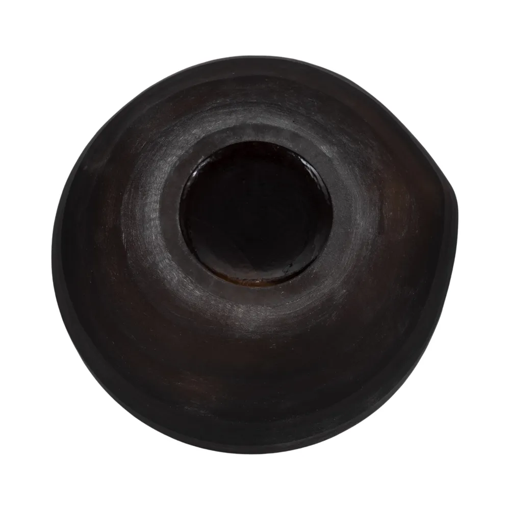 HAYFORDWIND BROWN GLASS VASE 10 (IN)