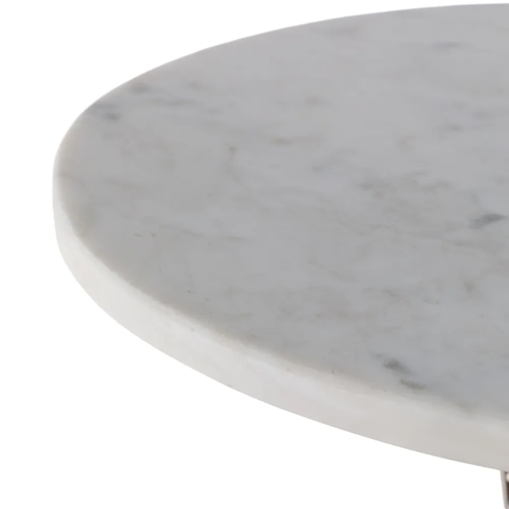 DENTONWIND SILVER TABLE 25 (IN)