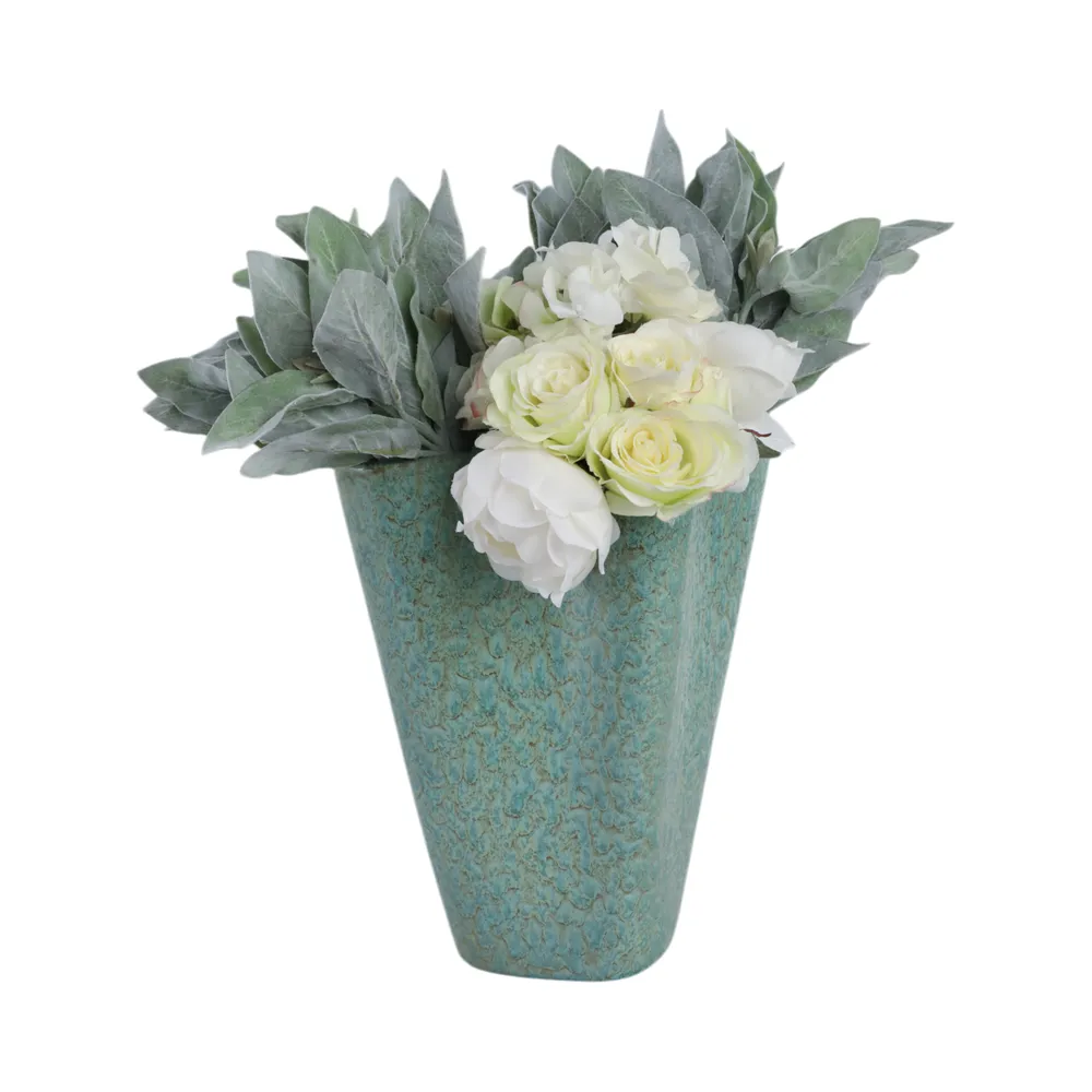 TIPTONPARK GREEN VASE 13 (IN)