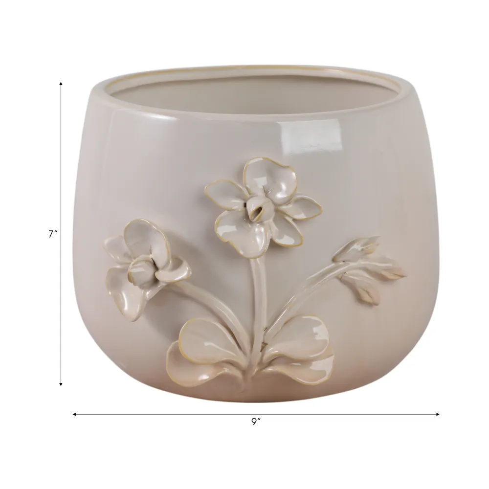 VINSONRUN IVORY PLANTER 7 (IN)